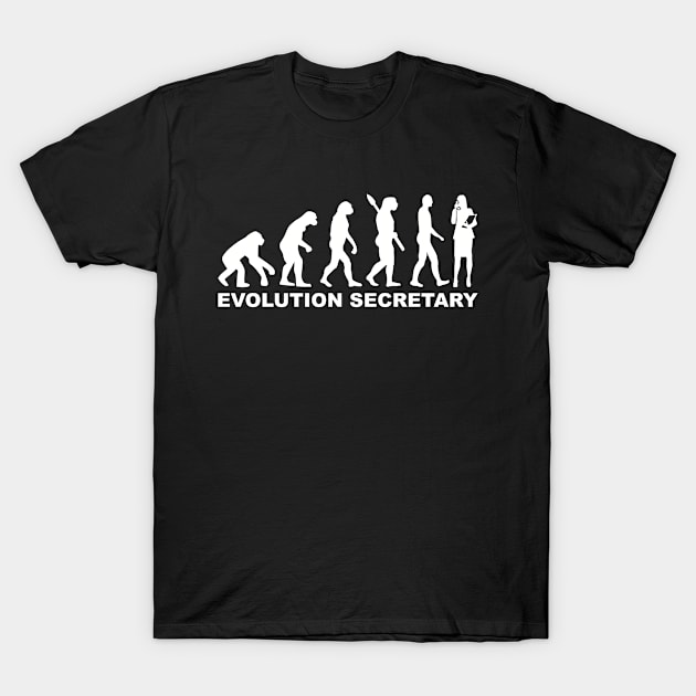 Secretary evolution T-Shirt by Designzz